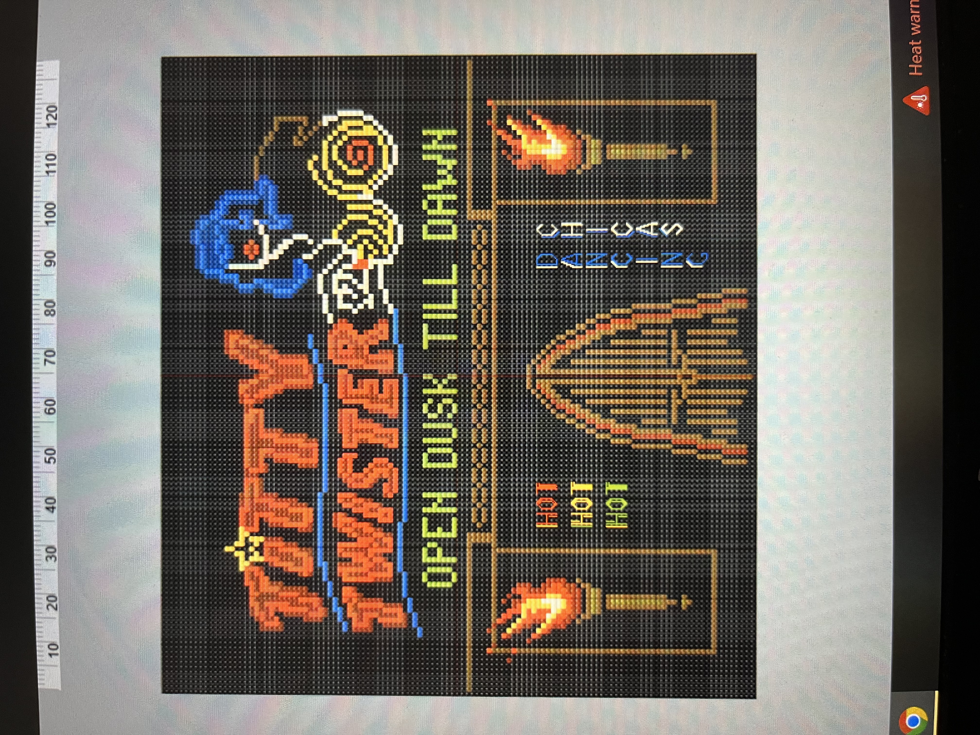 Folk Art Cross-Stitch Pattern photo 2