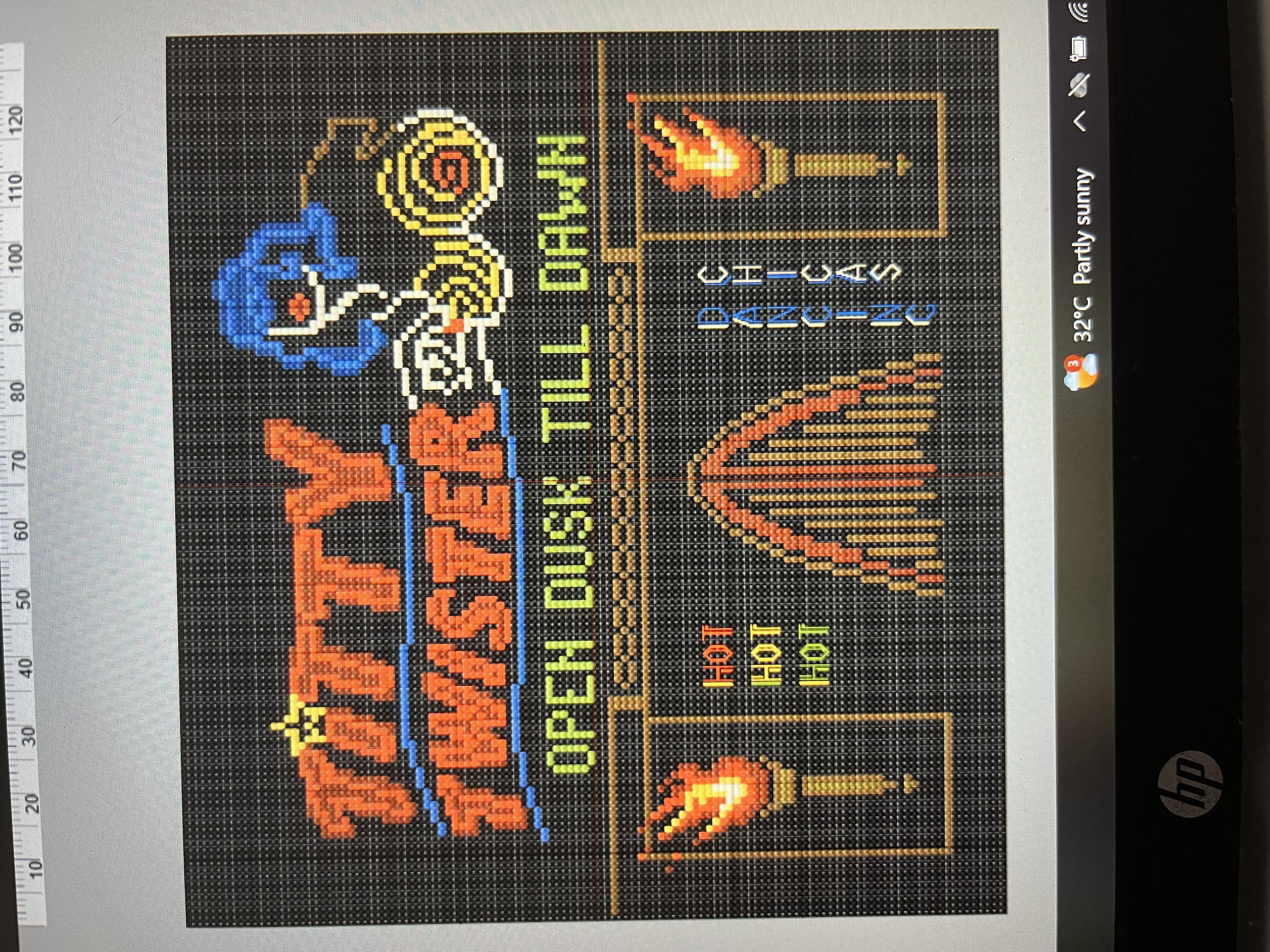 Folk Art Cross-Stitch Pattern photo 3